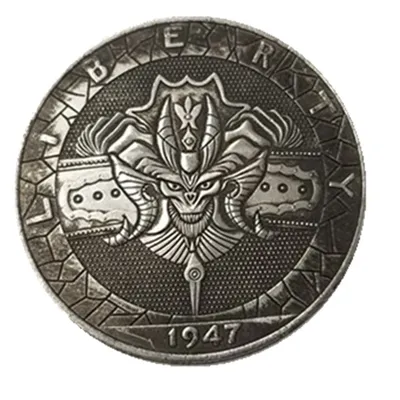 Antique Craft Wanderer Silver Plated Coins