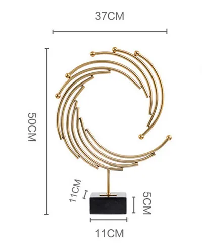 European Style Living Room Metal Craft Decoration Ornaments