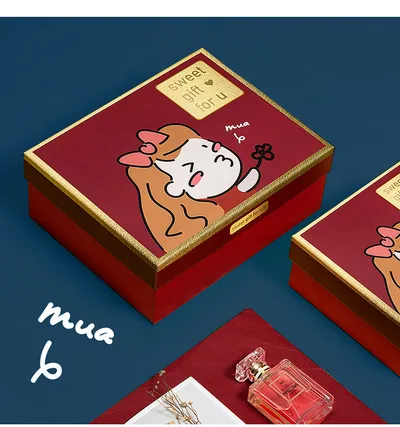 Empty Box Couple Birthday Gift Box Packaging Box