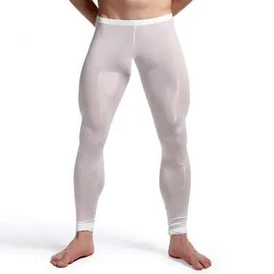 Men's Fashion Casual Warm Solid Color Leggings