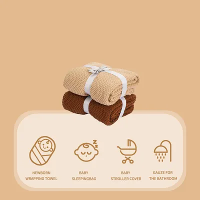 Cotton Baby Knitted Wool Blanket Europe And America