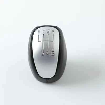 Silver Surface Of Automobile Gear  Handle
