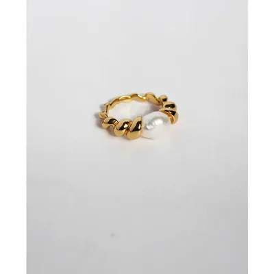 Pearl Ring Index Finger Ring Temperament Commuter Girl