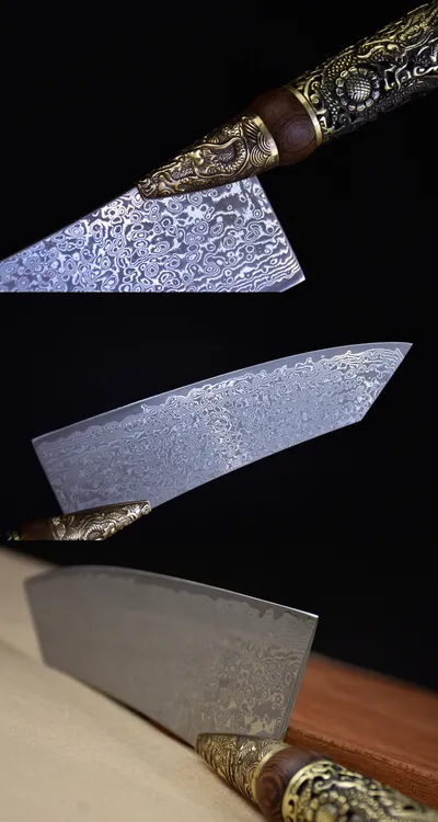 Steel Dragon Handle Small Kitchen Knife