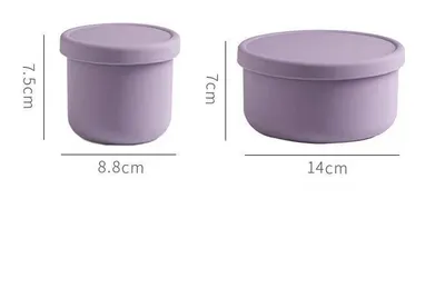 Round Microwave Silicone Lunch Box