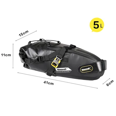 Fully waterproof bicycle saddle