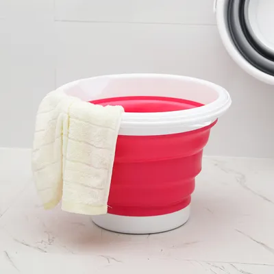 Portable Cleaning Housework Outdoor Car Supplies Telescopic Water Bucket