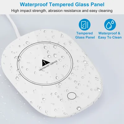 1Pc Coffee Mug Warmer Cup Warmer Auto Shut Off Coffee Tea Milk Electric Heater Pad Office Home Desk Electric Beverage Warmer Mat