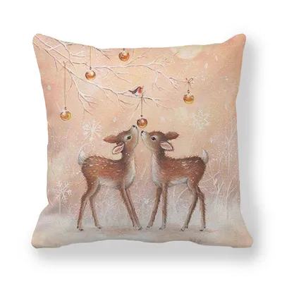Animal Vintage Linen Home Sofa Cushion