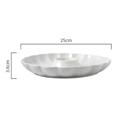 Japanese Petal Dumplings With Vinegar Dish
