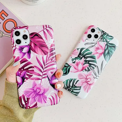 Purple banana leaf leaves and flowers