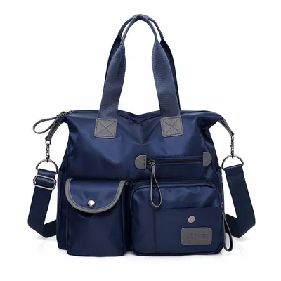 Large Capacity Multi-pocket Shoulder Bag For Women Nylon Waterproof Handbags Female Casual Commuting Messenger Crossbody Bags