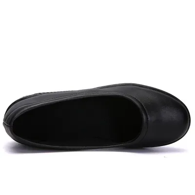 Plus size women's casual heightened wedge heel shoes