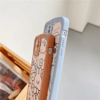 Cartoon Doodle Full Screen Animal Phone Case