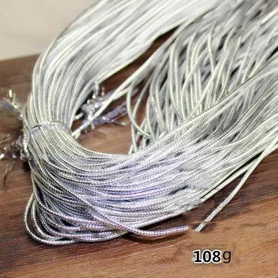 Baking Jewelry Tag Craft Line Eight-strand Gold And Silver