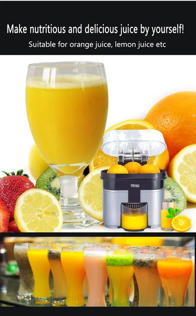 Two packed orange juice extractors