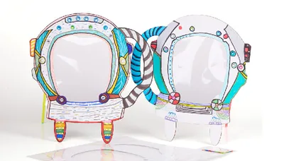 Creative Art And Craft For Little Astronaut Kindergarten