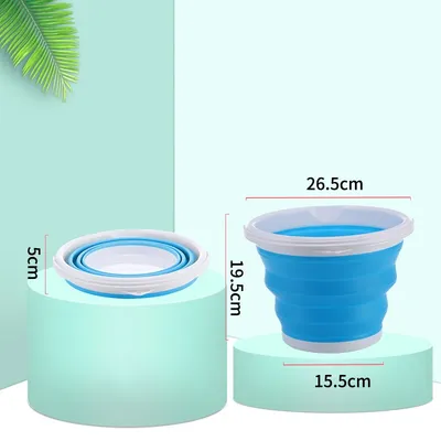 Portable Cleaning Housework Outdoor Car Supplies Telescopic Water Bucket