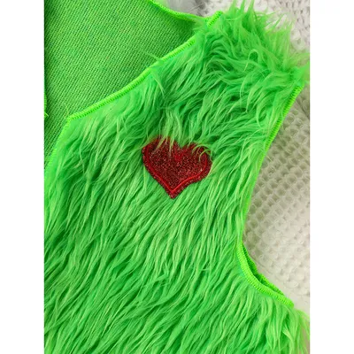 Toddler Kids Baby Girl Christmas Dress Outifts, Long Sleeves Cartoon Prints Party Dress With Heart Print Vest Coat Xmas Clothes Set