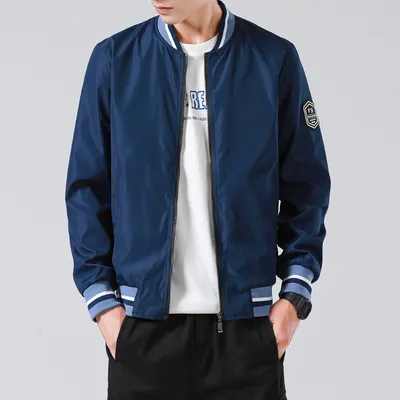 Trendy Student Casual Baseball Uniform Jacket