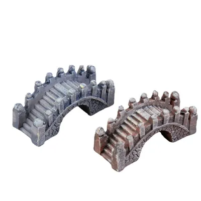 Micro Landscape Ornaments Resin Bridge Craft Ornaments