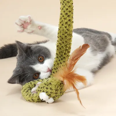 Self Refreshing Feather Long Pole Toy Supplies