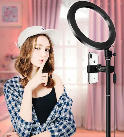 Compatible with Apple, Tripod Fill Light Live Bracket Beauty Light Set Ring Light