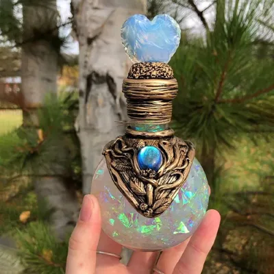 Creative Mermaid Halo Magic Moon Bottle