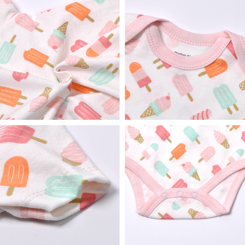 New Cotton Baby Short-sleeved One-piece Home Service