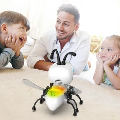 Touch-sensing Assembled Bee Toy Light And Music