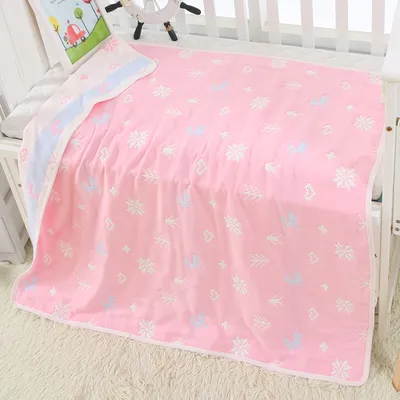 110 * 110cm baby bath towel cover blanket gauze children quilt quality baby children pure cotton 6 six layer gauze bath towel
