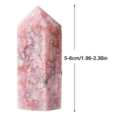 Natural Crystal Polished Rough Four-sided Single-pointed Column