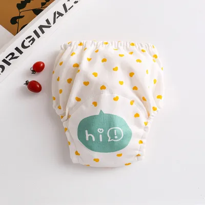 Cotton diaper pocket baby learning pants pull-up pants