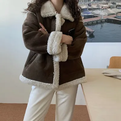 Vintage Temperament Small Number Fur One Piece Coat