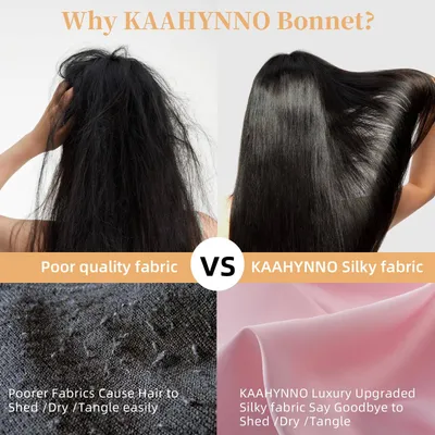 Silk Bonnet, Satin Hair Bonnet For Sleeping For Wavy Curly Natural Hair