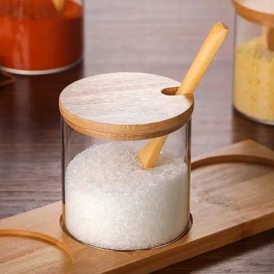 Glass seasoning bottle seasoning box set