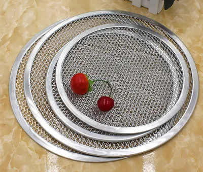 بيتزا شبكة بيتزا شاشة بيتزا أداة الشواء أدوات الخبز أدوات بيتزا تجارية سميكة من الألمنيوم