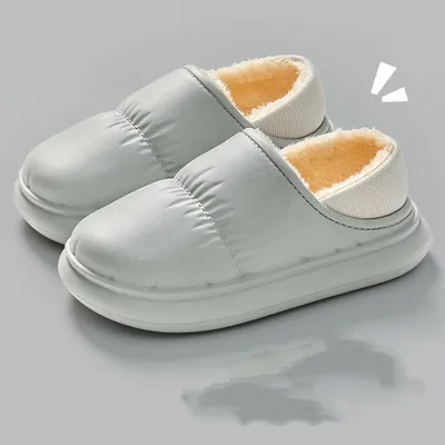 Waterproof Cotton Shoes For Women's Winter Bag And Household Use
