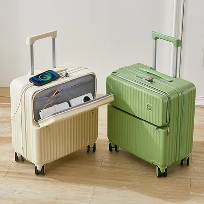 حقيبة سفر متعددة الوظائف تفتح من الأمام