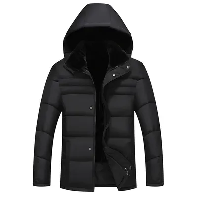 Fleece Middle-aged Men's Autumn And Winter Padded Jacket