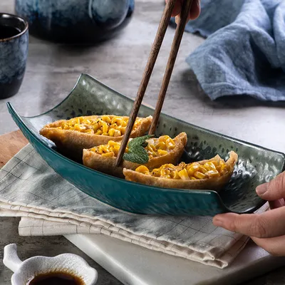 Sushi Plate Japanese Creative Irregular Shaped