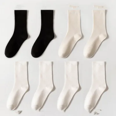 White Stocking Pile Women's Autumn And Winter