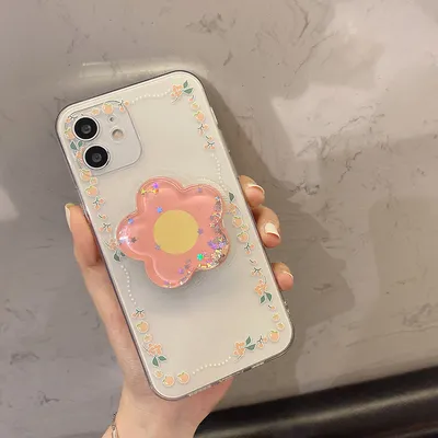 For IP Border Peach Phone Case