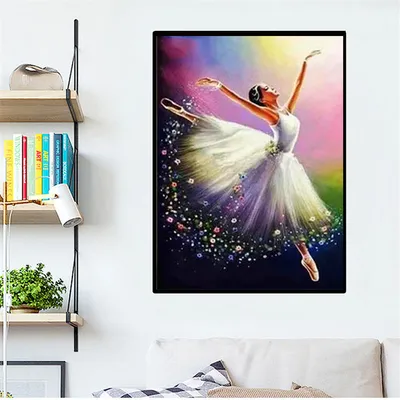 Female Dancer Diamond Painting Embroidery Craft Kit