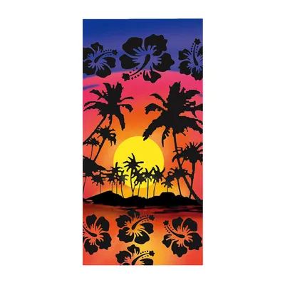 Double-sided Fleece Bath Towel Beach Square Microfiber