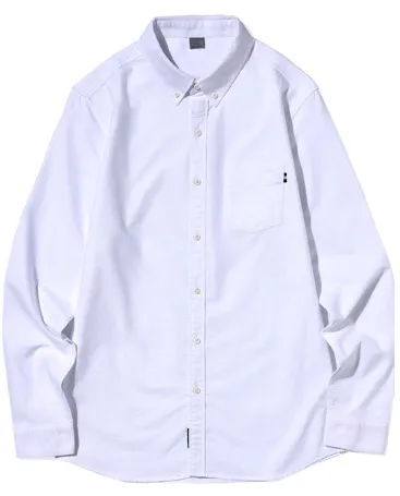 Autumn And Winter Men's Long-sleeved Casual Solid Color Shirt