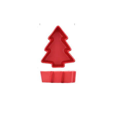 Christmas Tree Cake Silicone Mold Cake Baking Pan Party Angel Food Tools For Pie Jelly Muffin Bread Non-Stick Bakeware Tools