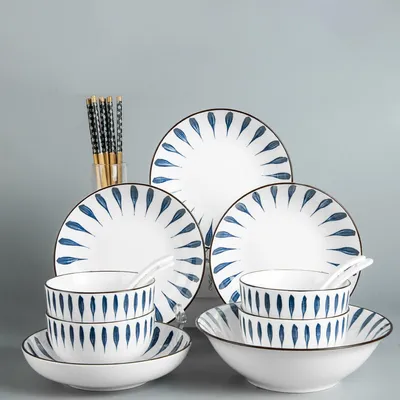 Ceramic Japanese Style Set Household Gift