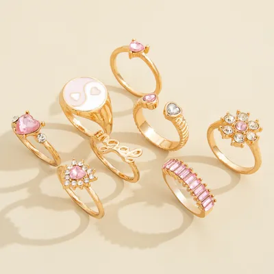 New European And American Personalized Fashion Ring Set