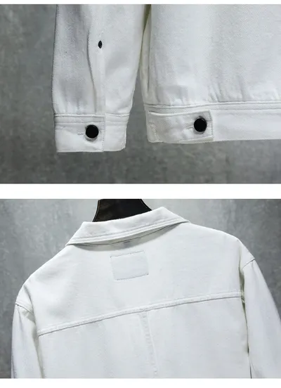 Fashion Men's Lapel Casual Denim Jacket